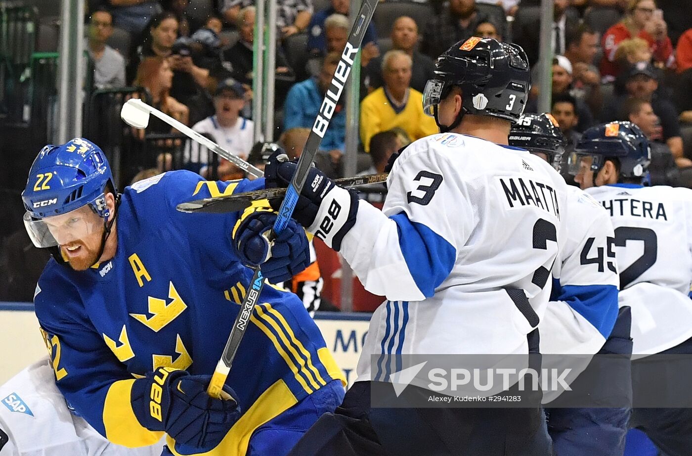 World Cup of Hockey. Sweden vs. Finland