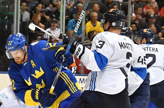 World Cup of Hockey. Sweden vs. Finland