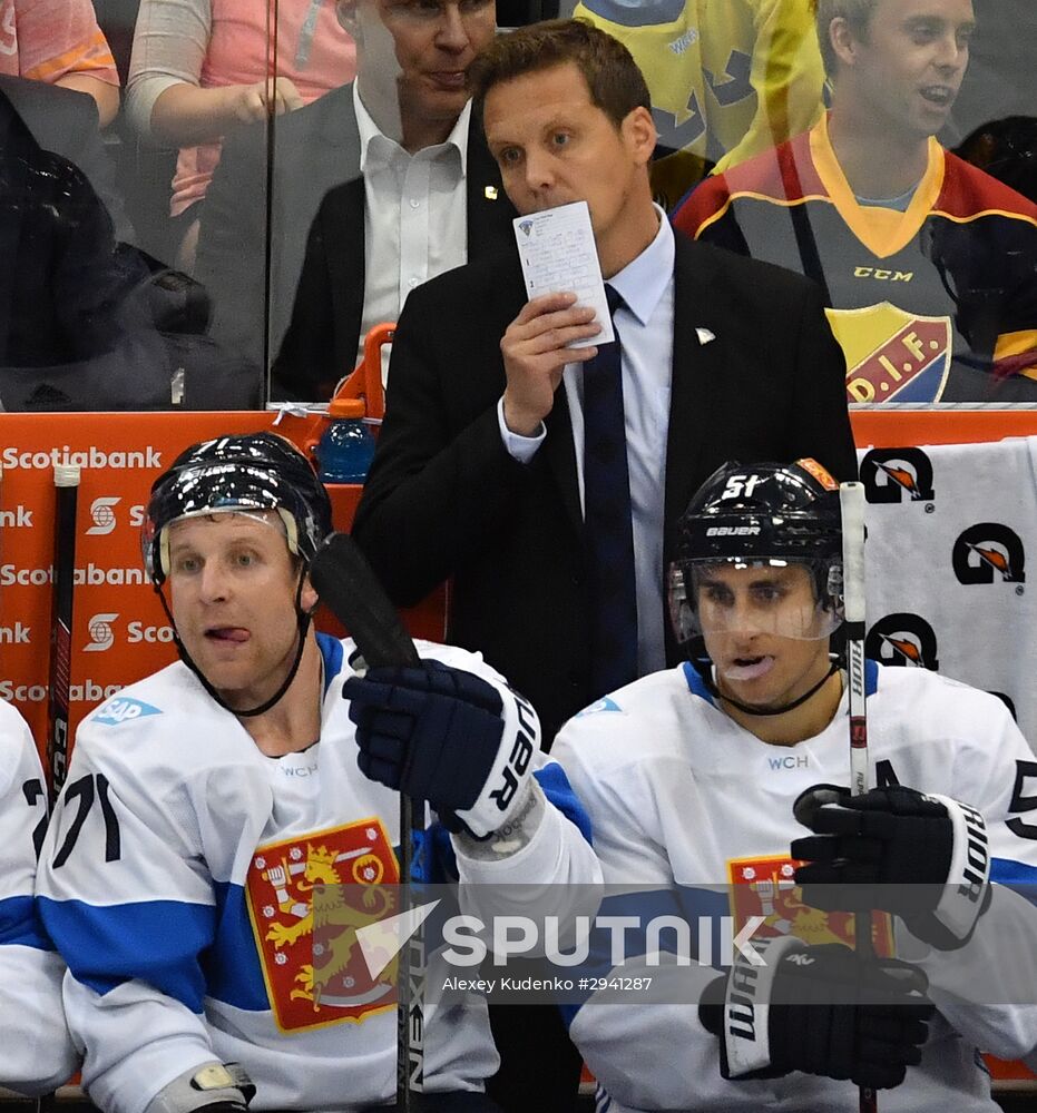 World Cup of Hockey. Sweden vs. Finland