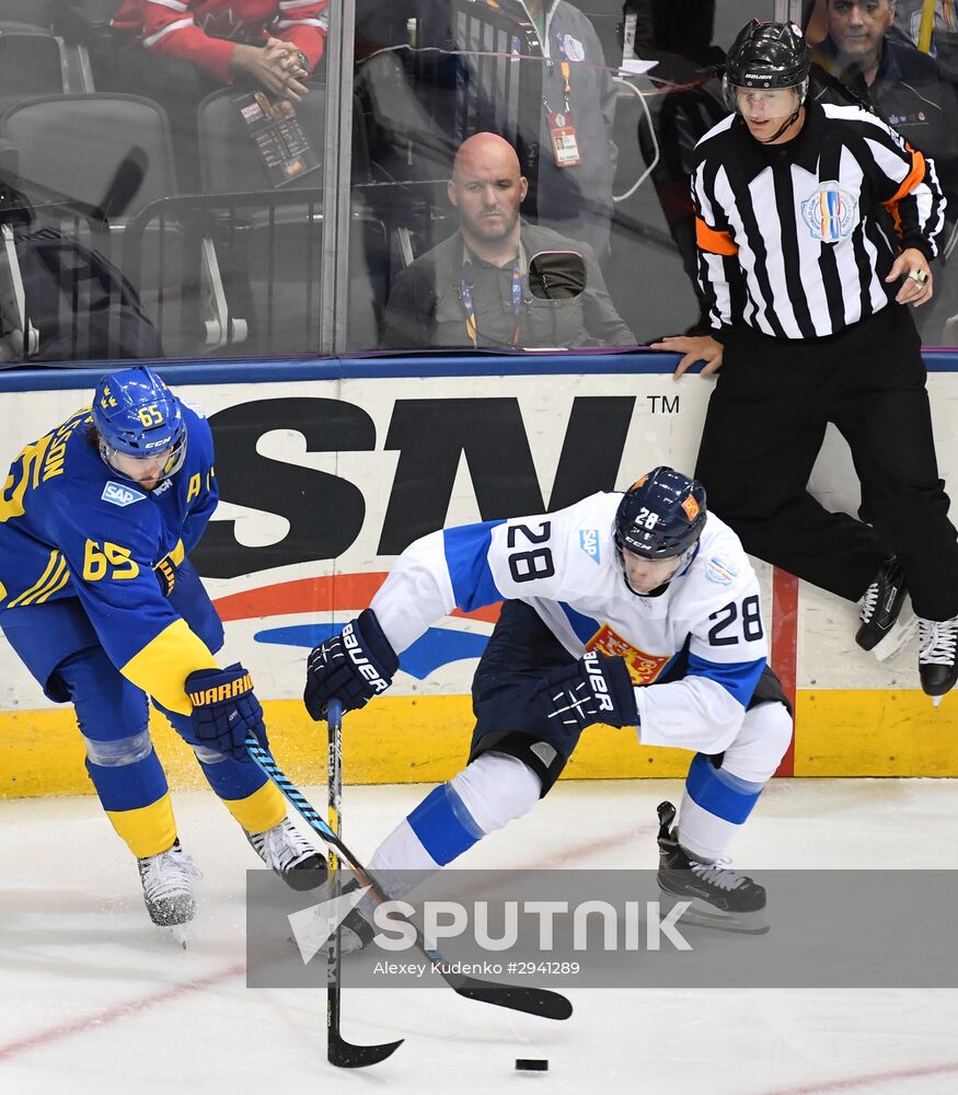 World Cup of Hockey. Sweden vs. Finland