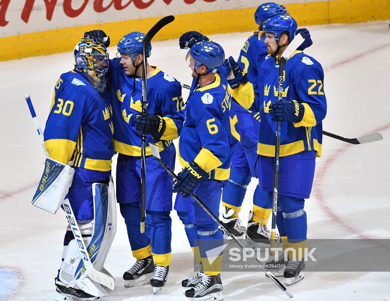 World Cup of Hockey. Sweden vs. Finland