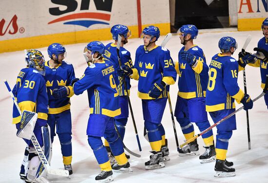 World Cup of Hockey. Sweden vs. Finland