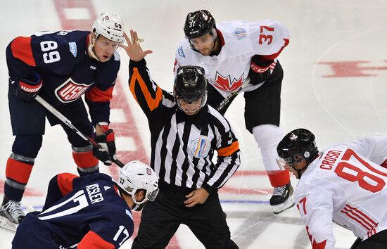 2016 World Cup of Hockey. USA vs. Canada
