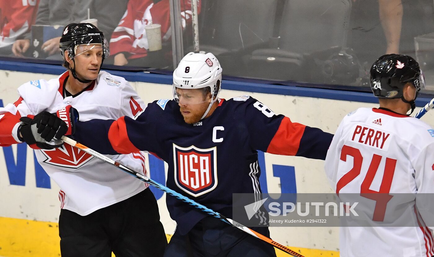 2016 World Cup of Hockey. USA vs. Canada