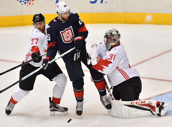 2016 World Cup of Hockey. USA vs. Canada