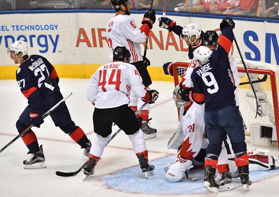 2016 World Cup of Hockey. USA vs. Canada