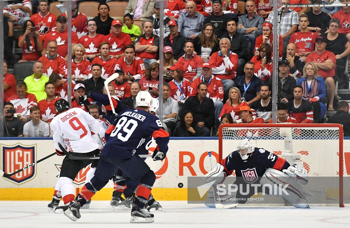 2016 World Cup of Hockey. USA vs. Canada