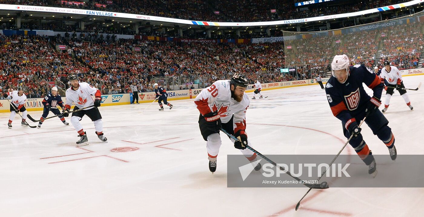 2016 World Cup of Hockey. USA vs. Canada