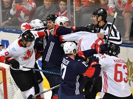 2016 World Cup of Hockey. USA vs. Canada
