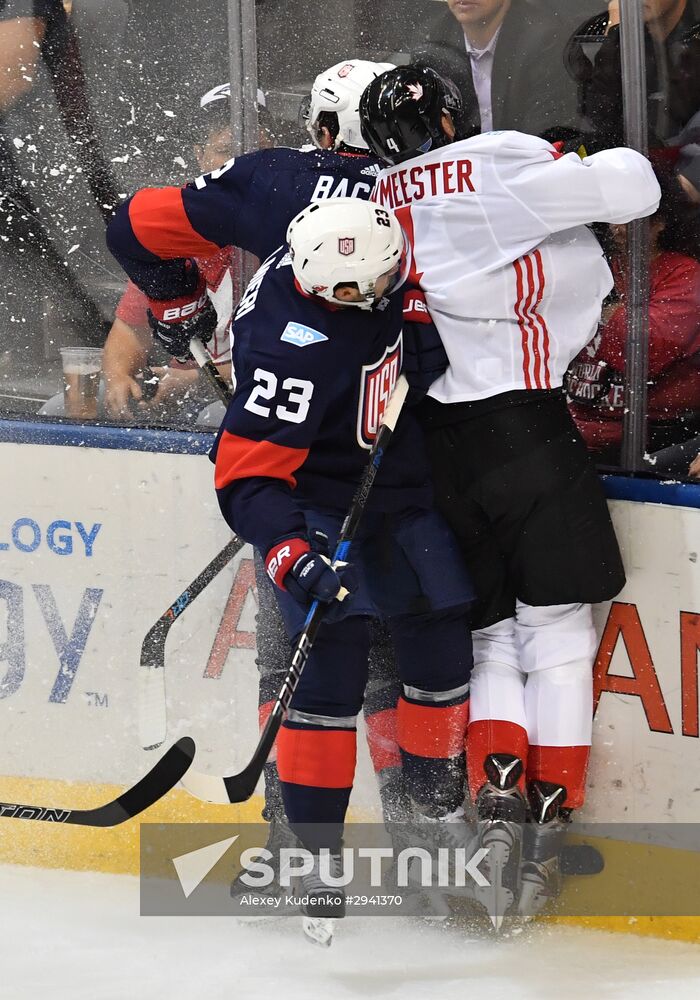 2016 World Cup of Hockey. USA vs. Canada