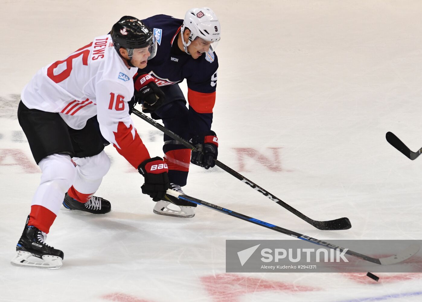 2016 World Cup of Hockey. USA vs. Canada