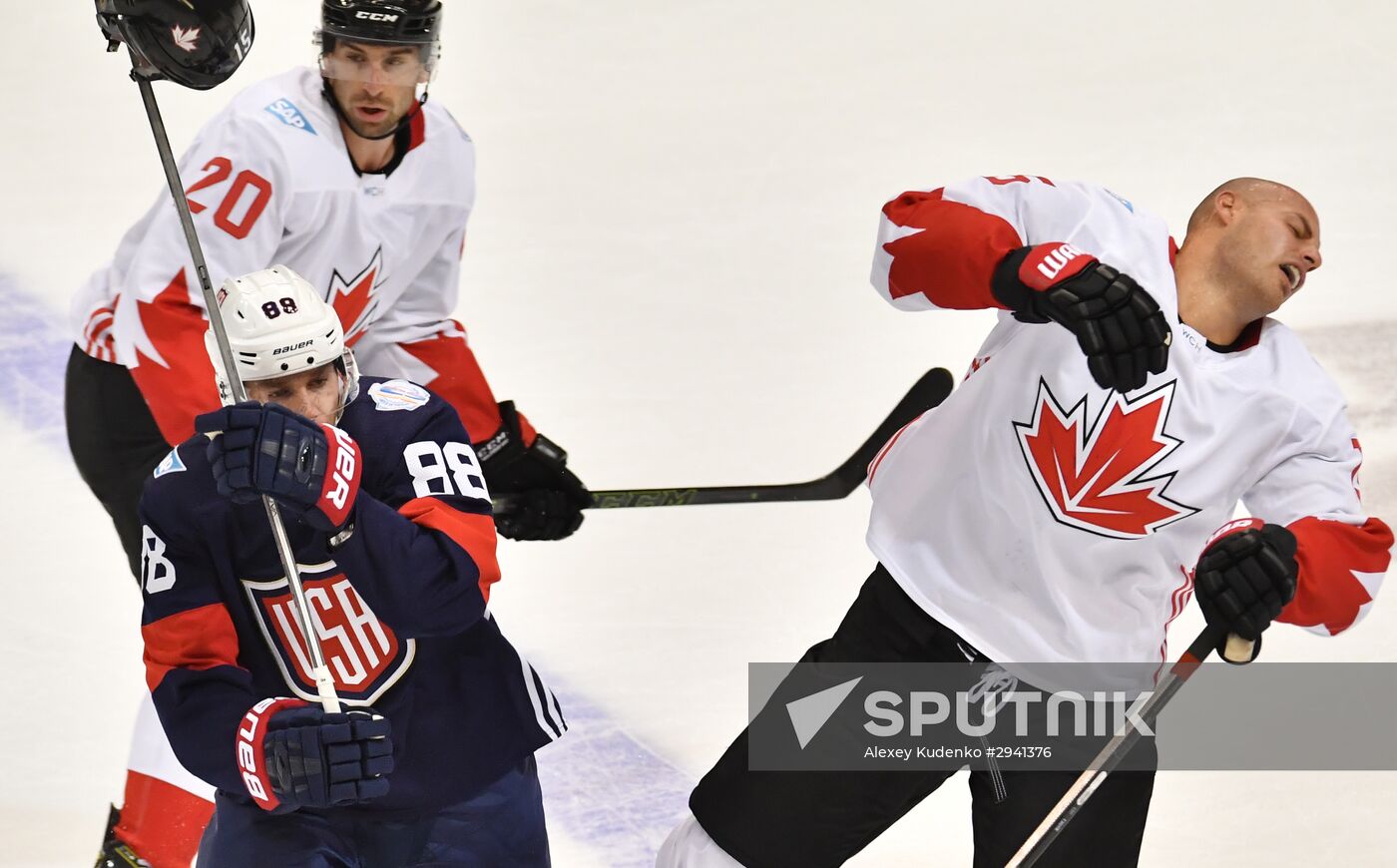 2016 World Cup of Hockey. USA vs. Canada