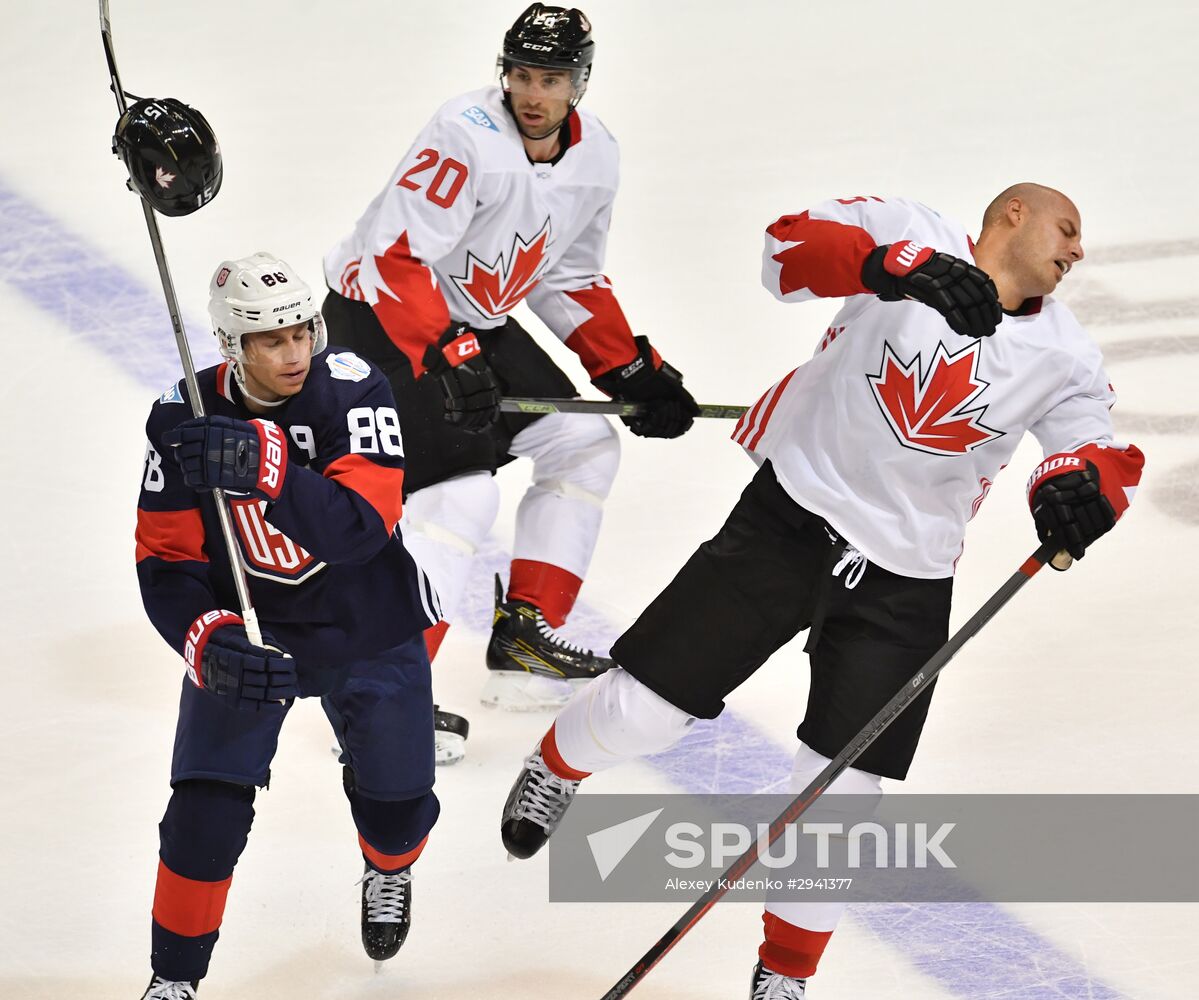 2016 World Cup of Hockey. USA vs. Canada