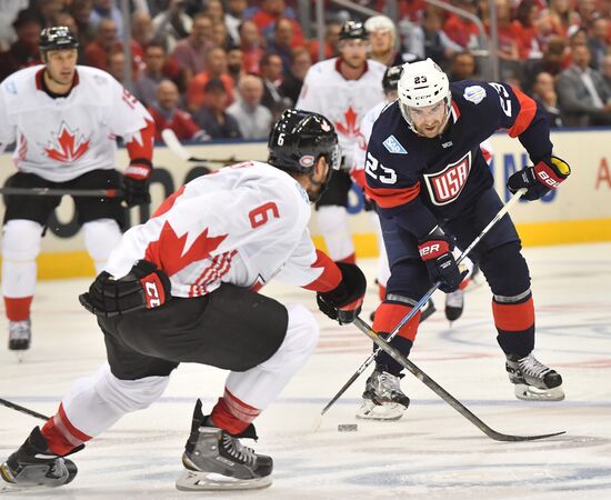 2016 World Cup of Hockey. USA vs. Canada