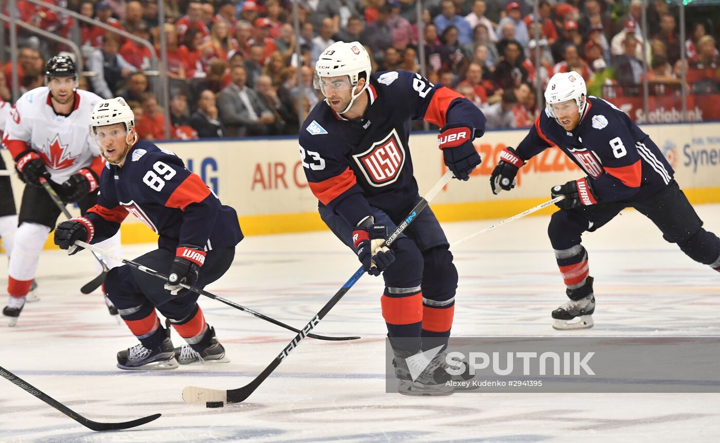 2016 World Cup of Hockey. USA vs. Canada