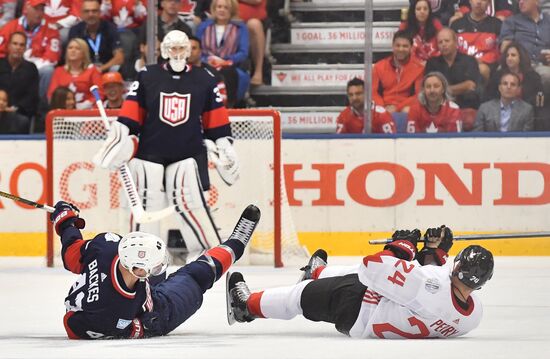 2016 World Cup of Hockey. USA vs. Canada