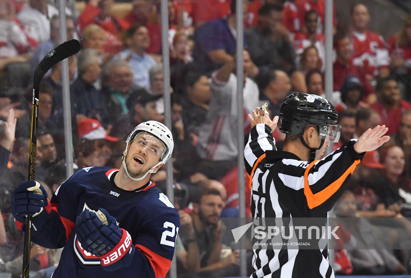 2016 World Cup of Hockey. USA vs. Canada