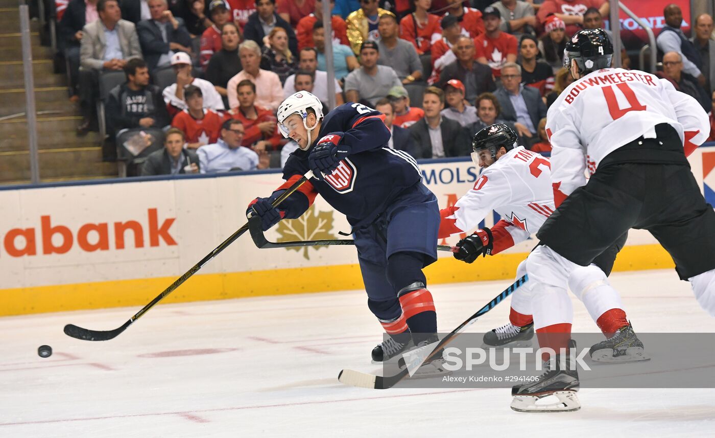 2016 World Cup of Hockey. USA vs. Canada