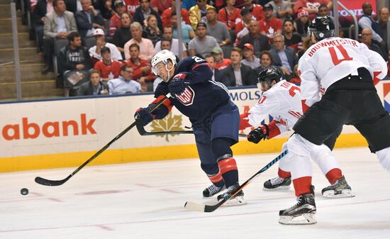 2016 World Cup of Hockey. USA vs. Canada