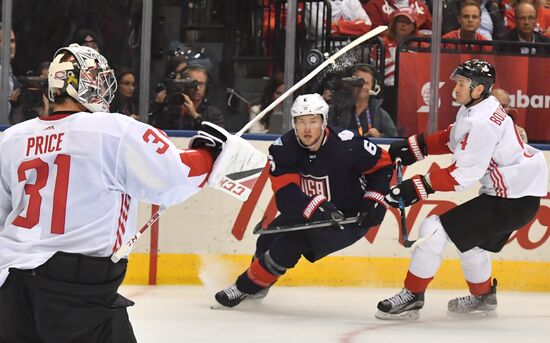 2016 World Cup of Hockey. USA vs. Canada
