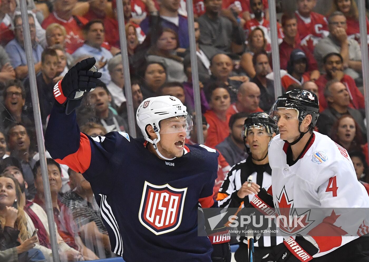 2016 World Cup of Hockey. USA vs. Canada