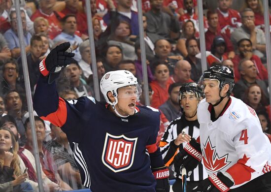 2016 World Cup of Hockey. USA vs. Canada