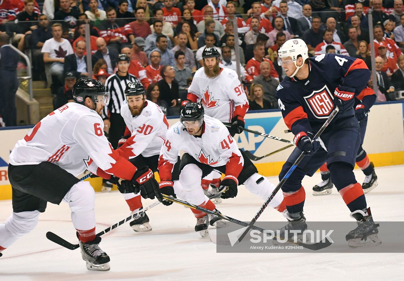 2016 World Cup of Hockey. USA vs. Canada