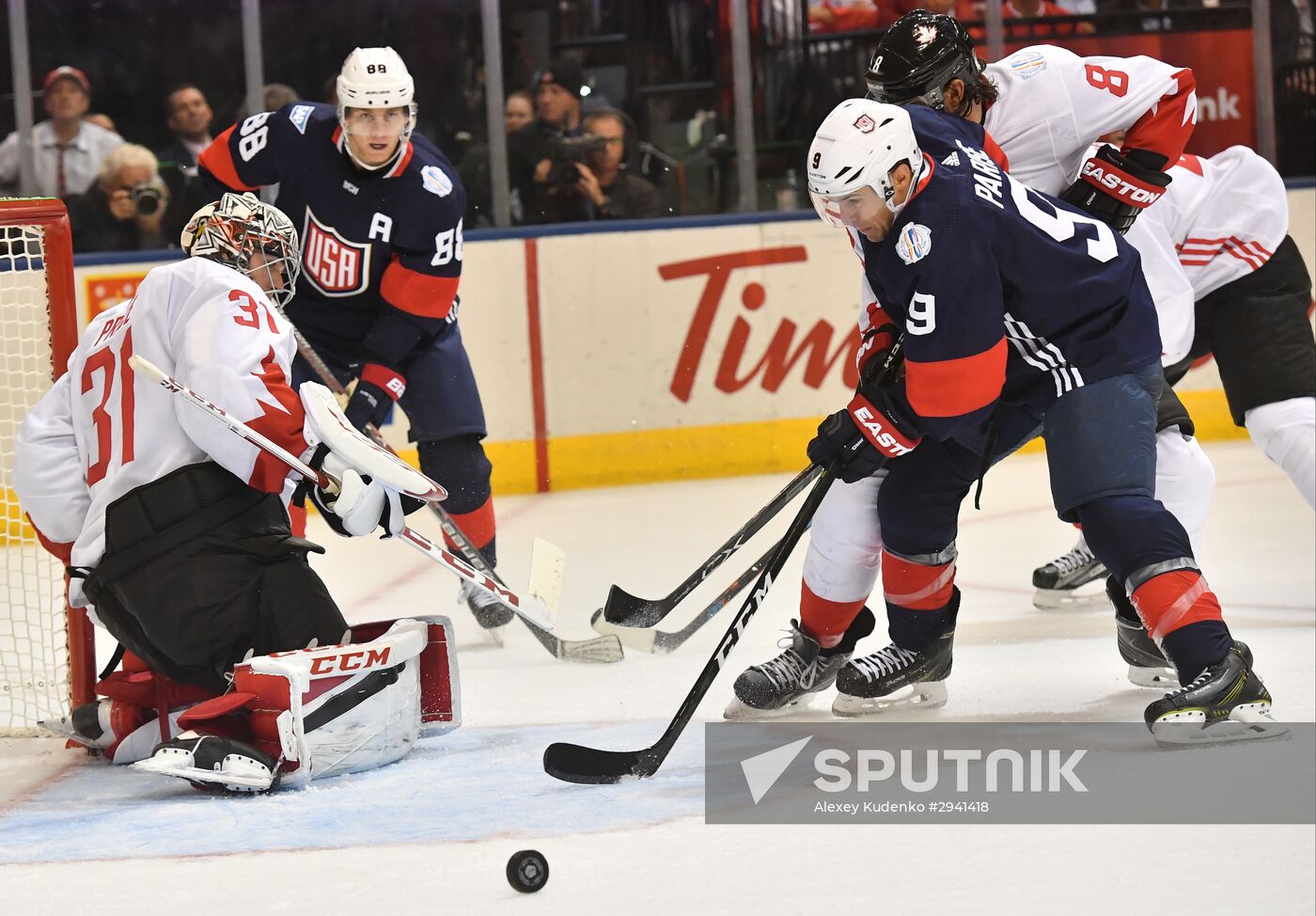 2016 World Cup of Hockey. USA vs. Canada