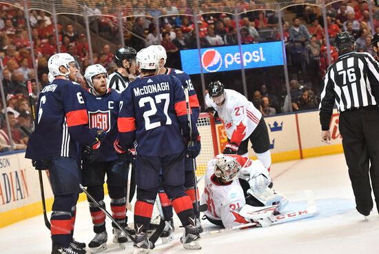 2016 World Cup of Hockey. USA vs. Canada