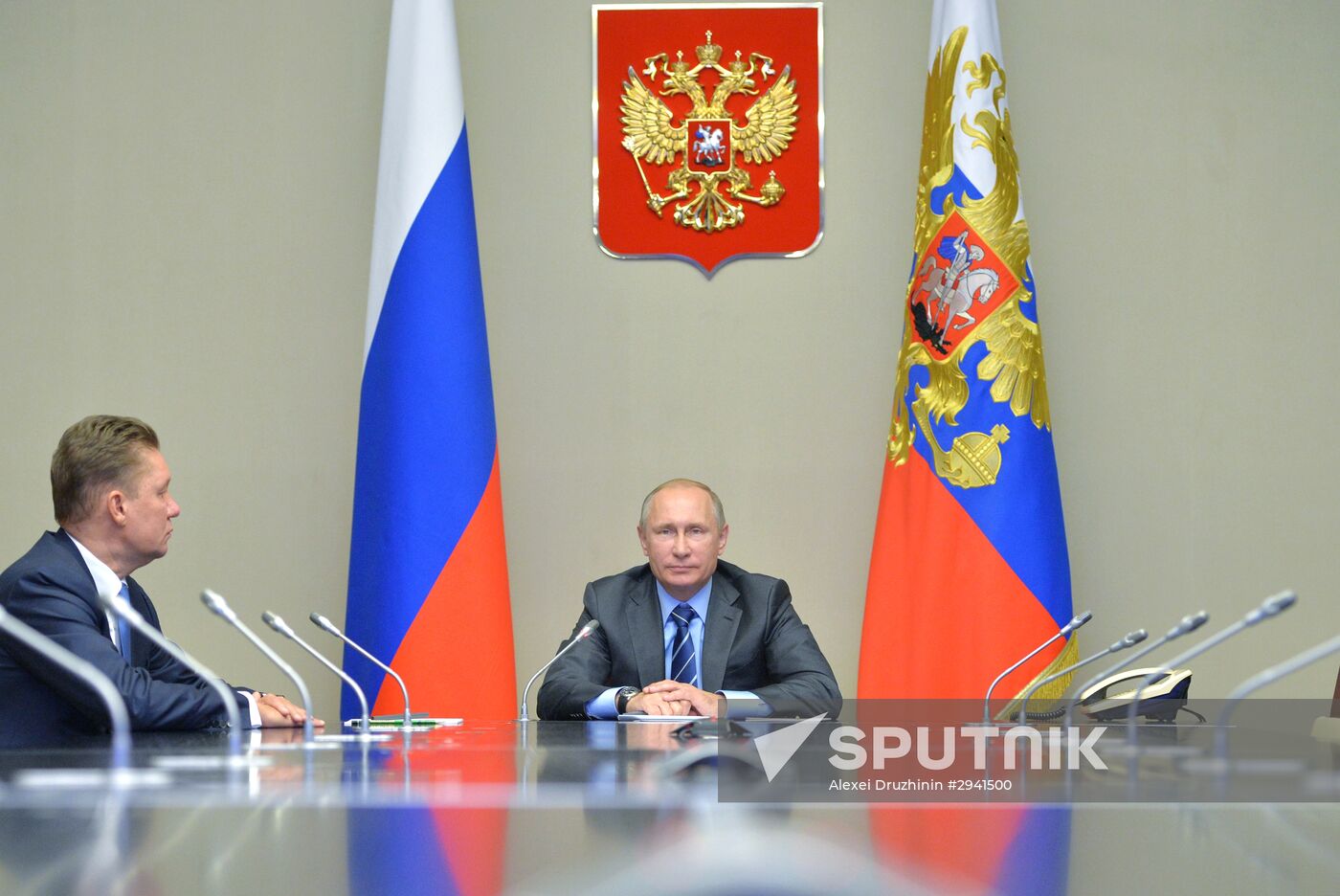 President Vladimir Putin participates in launch of Vostochno-Messoyakha oilfield