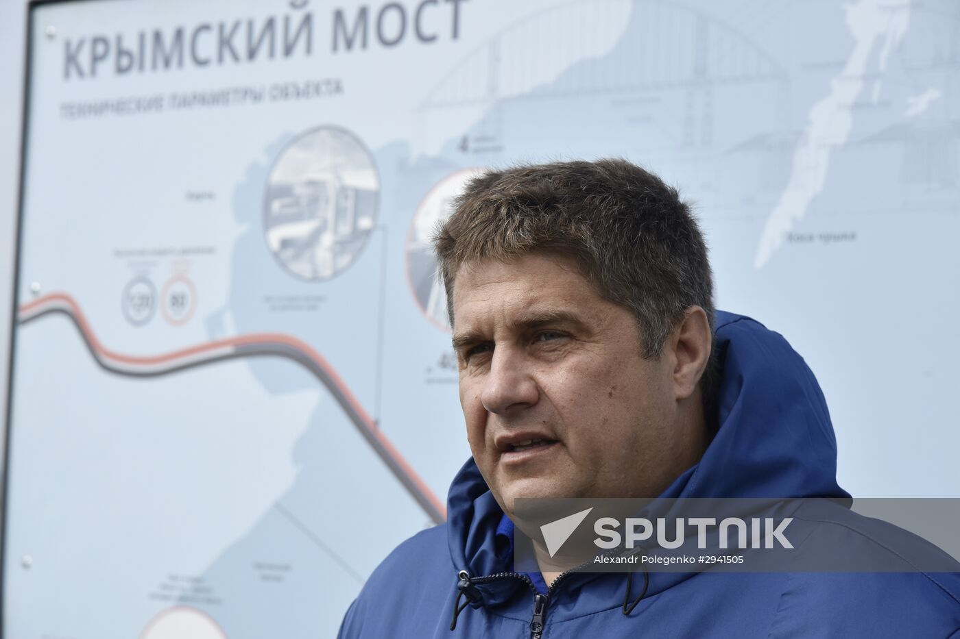 Construction of Kerch Strait Bridge