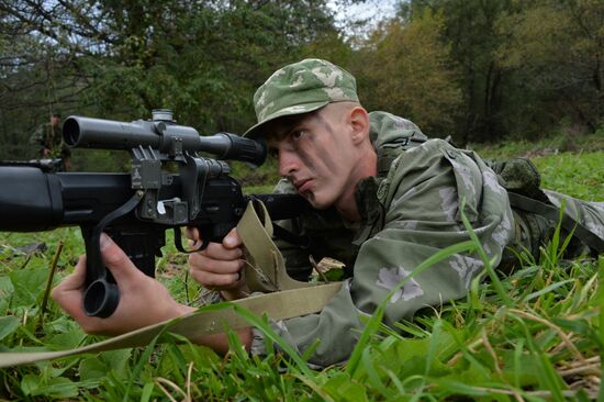 Southern Military District troops hold drills in North Caucasus