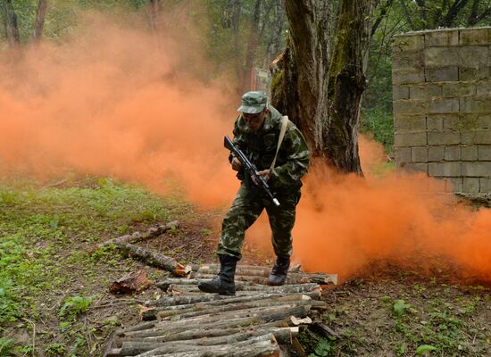 Southern Military District troops hold drills in North Caucasus