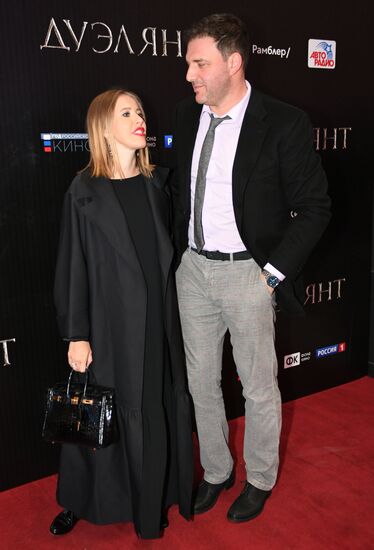 News conference and premiere of film "The Duelist"