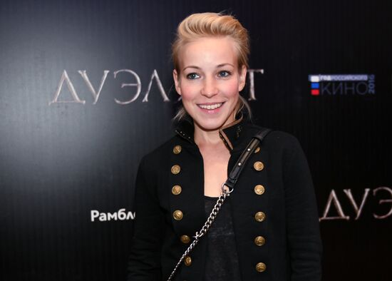 News conference and premiere of film "The Duelist"