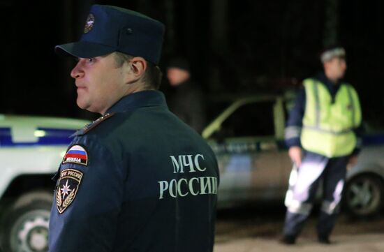 Russian emergency relief service's Mi-8 helicopter crashes in Moscow Region