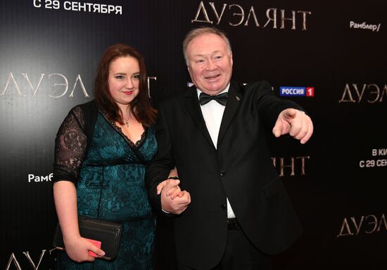 News conference and premiere of film "The Duelist"
