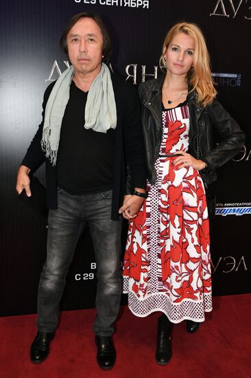 News conference and premiere of film "The Duelist"