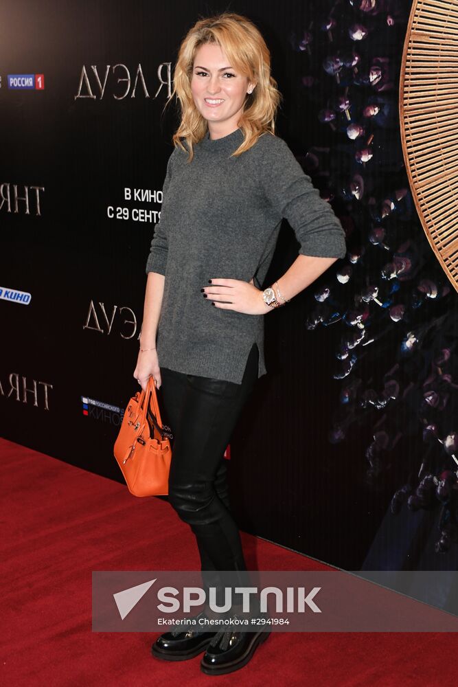 News conference and premiere of film "The Duelist"