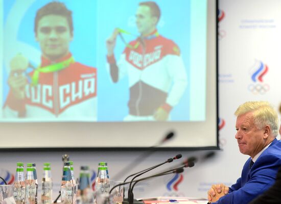 Meeting of Russian Olympic Committee's executive board