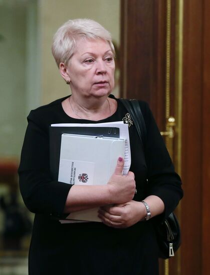Russian Prime Minister Dmitry Medvedev chairs Government meeting