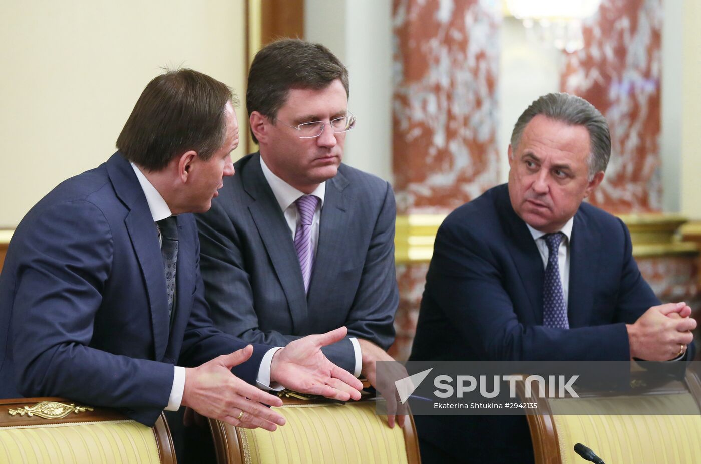 Russian Prime Minister Dmitry Medvedev chairs Government meeting