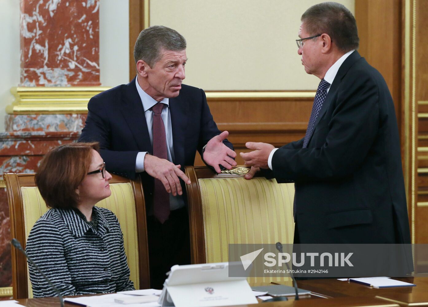 Russian Prime Minister Dmitry Medvedev chairs Government meeting