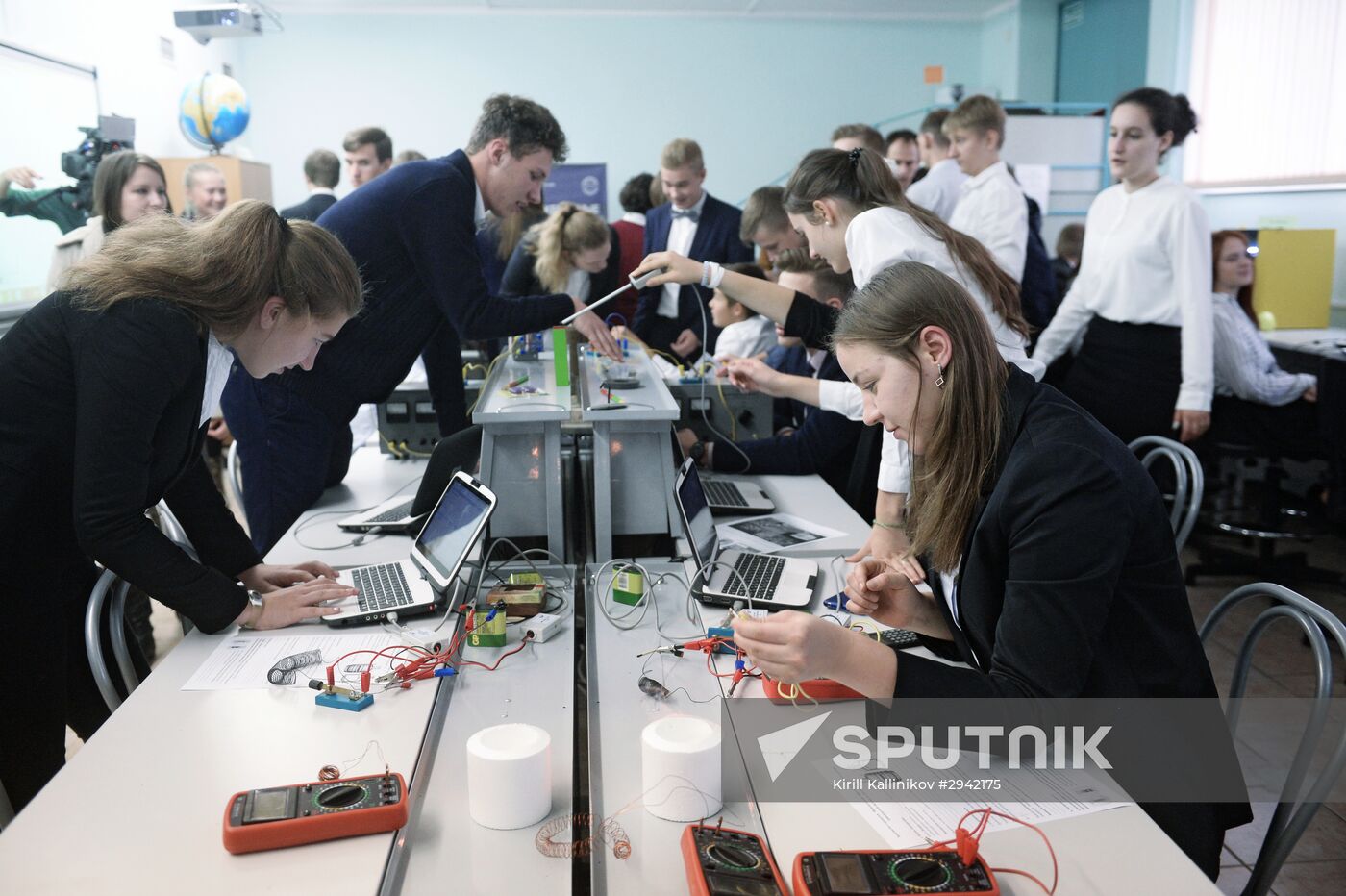 Engineering class at Moscow school