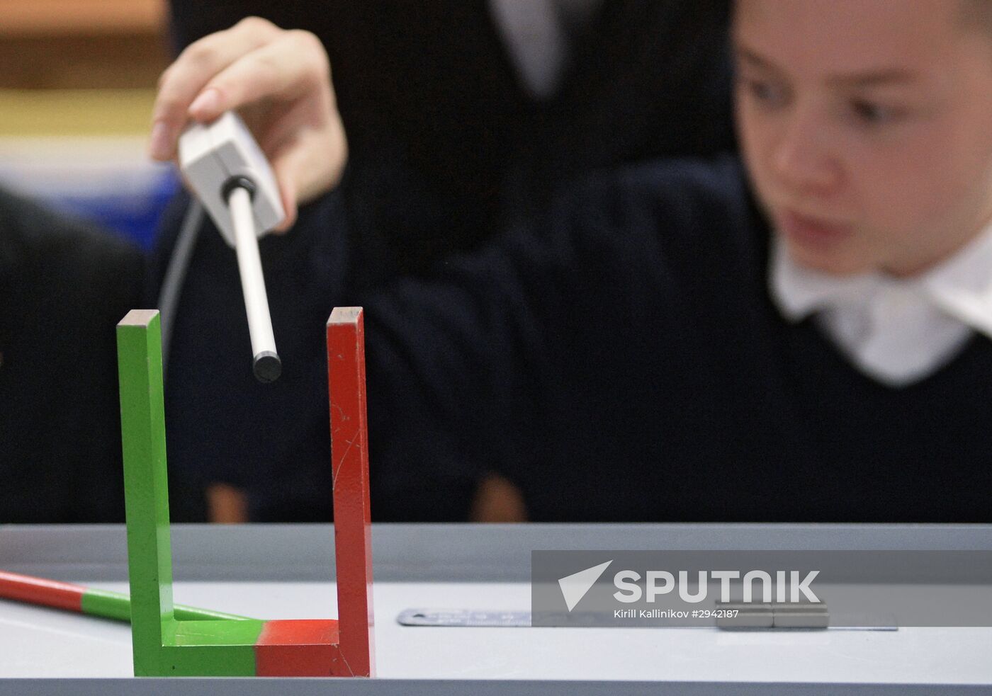 Engineering class at Moscow school