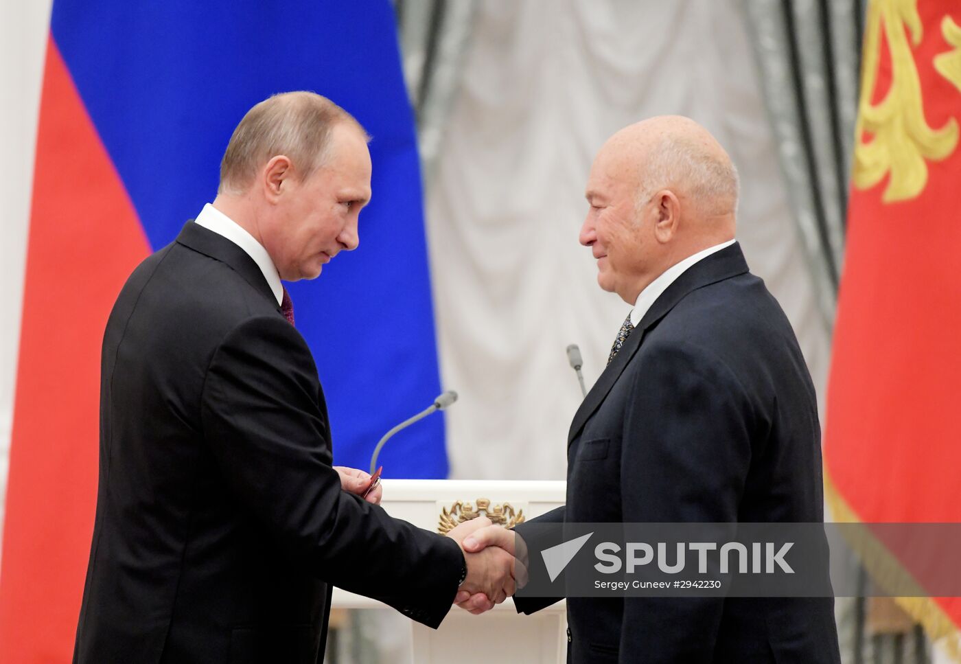 Ceremony of giving state decorations in Kremlin