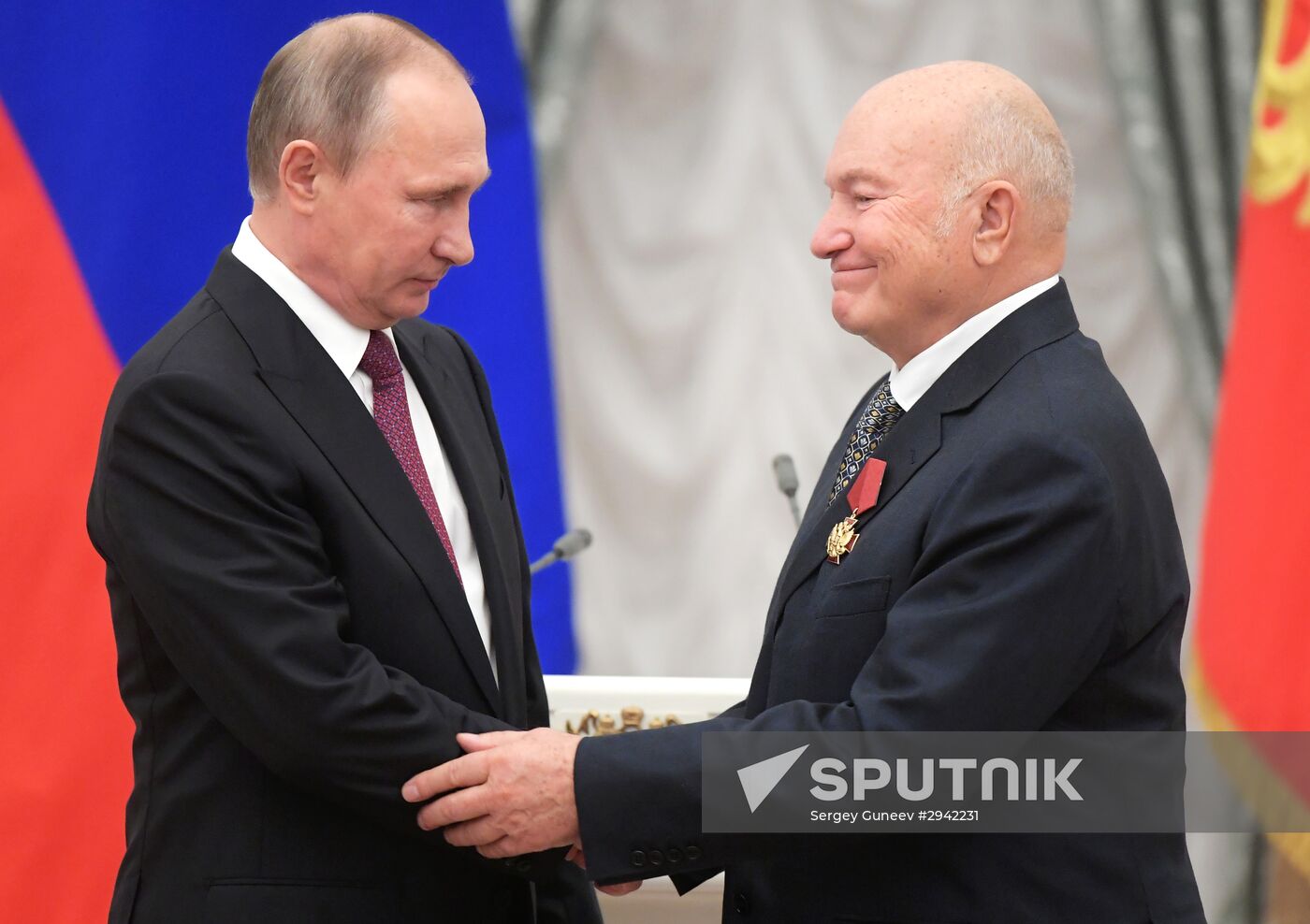 Ceremony of giving state decorations in Kremlin
