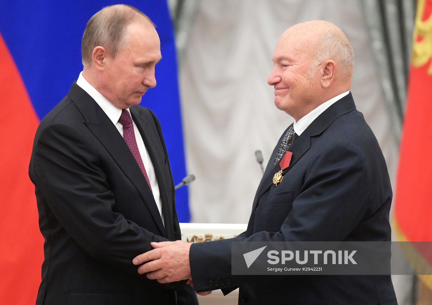 Ceremony of giving state decorations in Kremlin