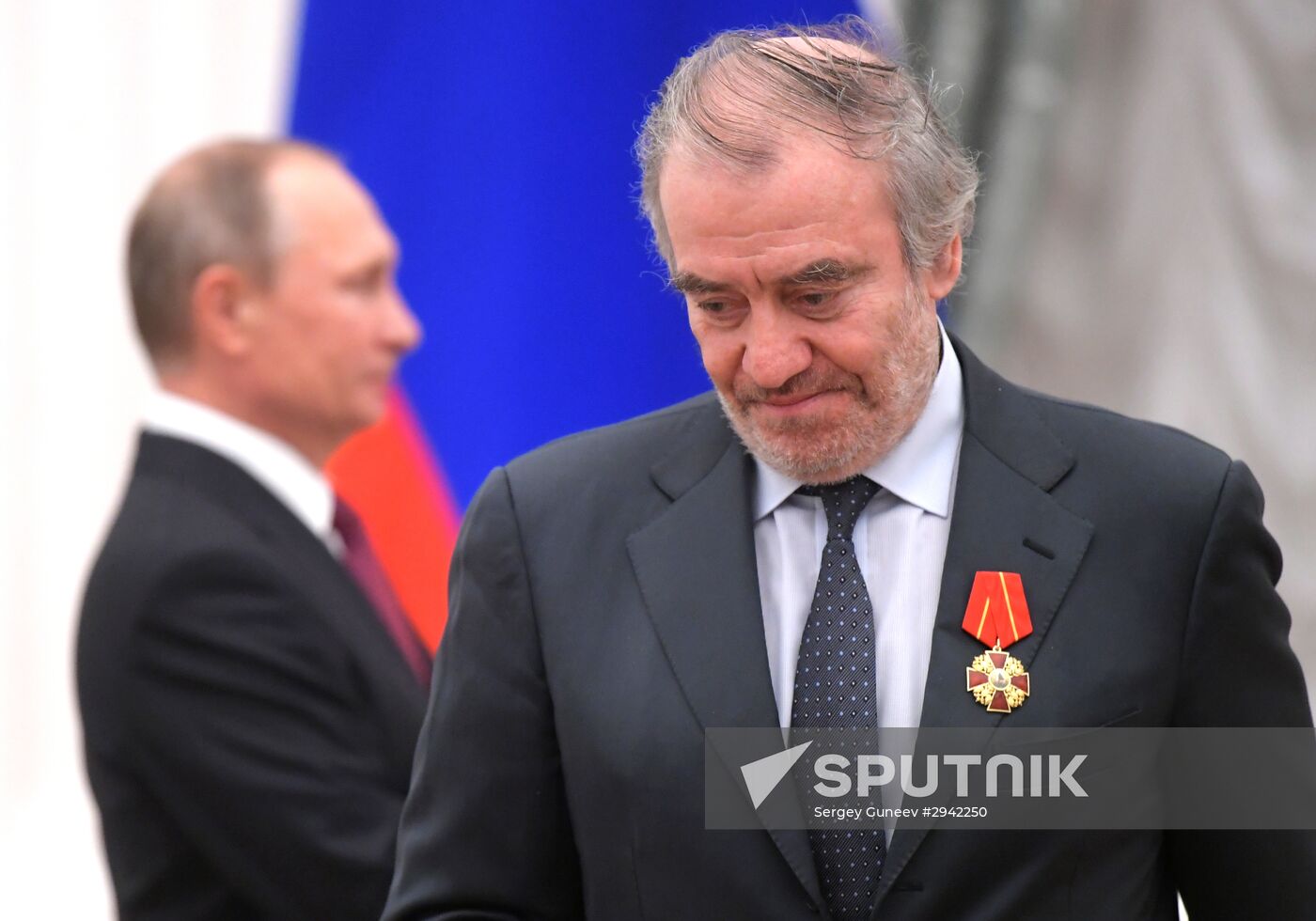 Ceremony of giving state decorations in Kremlin