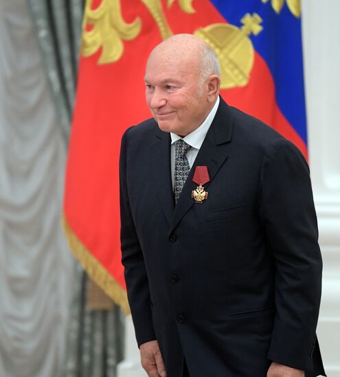 Ceremony of giving state decorations in Kremlin